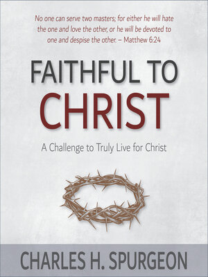 cover image of Faithful to Christ